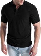 👔 muse fath relaxed fit comfort shirt black m: a must-have men's clothing classic! logo