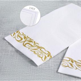 img 1 attached to Vplus Napkins Disposable Premium Absorbent