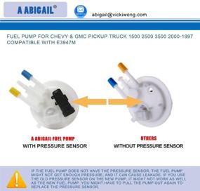 img 2 attached to High-Quality Fuel Pump Assembly for Chevy & GMC Pickup Truck K1500 K2500 K3500 2000 1999 1998 - Compatible with 19177242 E3947M