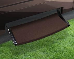 img 1 attached to 🚪 Prest-O-Fit Outrigger Radius XT RV Step Rug in Chocolate Brown, 22" Wide