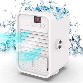 img 4 attached to SENNILOX Conditioner Evaporative Humidifier Temperature