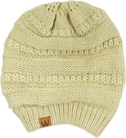 img 1 attached to 🧣 Women's Winter Knitted Infinity Beanie - Wrapables Scarf & Wrap Accessories