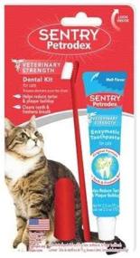 img 2 attached to ❤️ Petrodex Dental Care Kit for Cats - Malt Flavor Toothpaste, 2.5 Oz