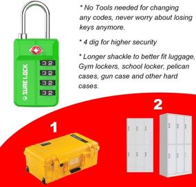 img 3 attached to 🧳 Optimized Luggage Combination Toolbox by Pelican: Travel-Friendly Accessories with Enhanced Luggage Locks