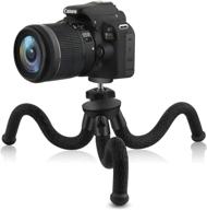 гибкий штатив для камеры/телефона - штатив patekfly 12 дюймов для камер canon/nikon/sony dslr/экшн-камер, с зажимом для мобильного телефона для iphone/android phone - 3 в 1. логотип