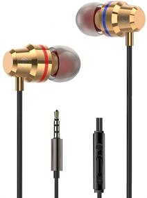 img 1 attached to 🎧 2 Pack Wired Earbuds with Microphone and Volume Control - Noise Isolating Bass Earphones Headphones