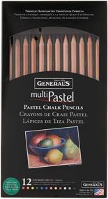 img 3 attached to Карандаши-мелки General Pencil 4400-12A General's Pastel: 12 ярких цветов для различных художественных проектов.