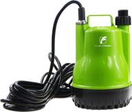 💧 fluentpower 1/4hp utility pump: powerful submersible sump pump for basement floods, pools, ponds, and garden water drainage logo