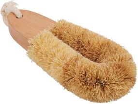 img 2 attached to 🧼 Yesland 4 Piece Natural Cleaning Brush Set - Bamboo and Coconut Fibers Bristles Dish Brush for Dish, Bottle, Vegetable, Pan, Pot - Ideal for Kitchen Scrubbing