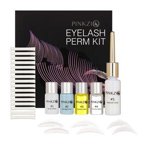 img 3 attached to 💖 PINKZIO Lash Lift Kit: Professional Eyelash Perm, Extensions, Curling, Suitable for Salon & Private Use