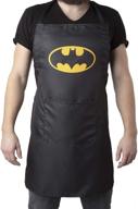 🦇 adjustable adult size batman kitchen apron with bat symbol design - ideal for cooking & grilling, boost your seo! logo