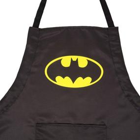 img 2 attached to 🦇 Adjustable Adult Size Batman Kitchen Apron with Bat Symbol Design - Ideal for Cooking & Grilling, Boost Your SEO!