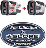 ⛳️ caddytek golf laser rangefinder – enhanced accuracy with slope and pin-validation function, silver (lrf-v2-joltslope) logo