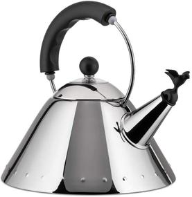 img 1 attached to Чайник в форме птицы Alessi с свистком, М.Б, черный - улучшение SEO