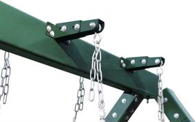 img 1 attached to 🦍 Gorilla Playsets 11-4026-P Adjustable Glider Brackets for Swing Sets (Pair), Green - Enhance Your Swing Set with Versatile Glider Attachments