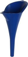 🔵 wirthco 32855 funnel king blue multi-purpose funnel for cap-less gas tanks, 11" long - hassle-free fuel transfer solution logo