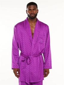 img 3 attached to 🧥 Savage Fenty Smoking Jacket Hunter: Stylish Sleep & Lounge Attire for Men