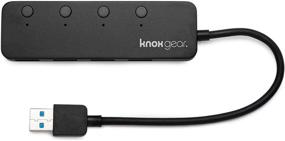 img 2 attached to 💻 Get the Logitech C922 Pro Stream Webcam with Knox 4-Port USB 3.0 Hub Bundle (2 Items) for Exceptional Video Quality