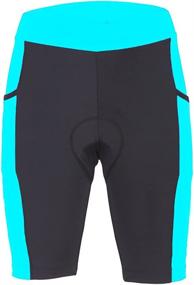 img 3 attached to 🚴 Beroy Women's Cycling Shorts with High Waist, 4D Gel Padded Chamois, and Breathable Fabric - Includes Pockets for Spin Biking