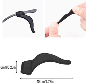 img 2 attached to 👓 HKIDEE Eyeglass Ear Grip Anti-Slip