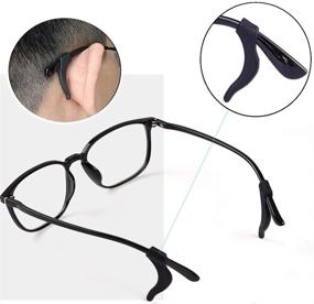 img 1 attached to 👓 HKIDEE Eyeglass Ear Grip Anti-Slip