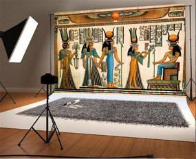 img 3 attached to 🔮 Captivating LFEEY 5x3ft Gods of Egypt Backdrop: Egyptian Decor for Mythology-Inspired Photography