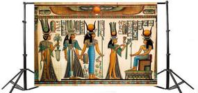 img 2 attached to 🔮 Captivating LFEEY 5x3ft Gods of Egypt Backdrop: Egyptian Decor for Mythology-Inspired Photography