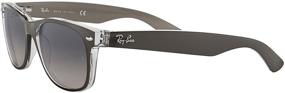 img 2 attached to Gunmetal Transparent Ray Ban Wayfarer Sunglasses