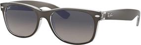 img 3 attached to Gunmetal Transparent Ray Ban Wayfarer Sunglasses