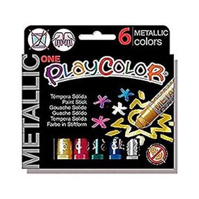 img 3 attached to 🎨 Richeson 2610321 Easy-to-Use Solid Tempera Paint Stick Set, Assorted Metallic Colors