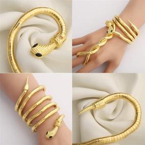 img 3 attached to 🐍 KUIYAI Bendable Snake Necklace Wrap Bangle - Flexible & Twistable Snake Jewelry for Better SEO