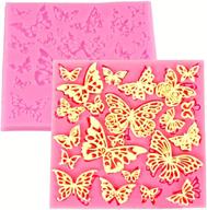 hengke assorted butterfly fondant chocolate logo