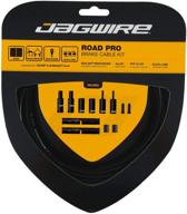 🚴 jagwire road pro brake diy cable kit: polished stainless cables for sram and shimano bikes, 10 vibrant colors available! logo