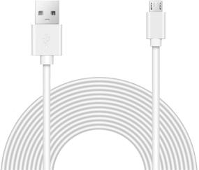 img 3 attached to White 15ft Extension Cable for Wyze 🔌 Cam v3, Blink, Echo, and More Indoor/Outdoor Cameras