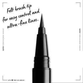 img 1 attached to NYX Epic Ink Liner - Waterproof Black Liquid Eyeliner, Professional Makeup