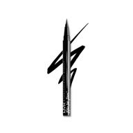 nyx epic ink liner - waterproof black liquid eyeliner, professional makeup logo