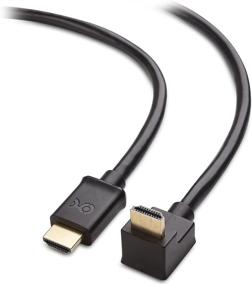 img 3 attached to 🔌 Cable Matters 6 Feet Right Angle HDMI Cable - Ready for HDR and 4K Resolution - 90 Degree HDMI Right Angle Cable