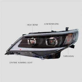 img 3 attached to 🚗 2012-2014 Toyota Camry LED DRL Projector Front Lamp by MOSTPLUS