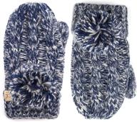 🧤 c c various ribbed children's mittens: essential girls' accessories for cold weather logo