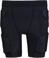 🩲 yingfeg bb kids padded compression shorts: ultimate hip and butt protection for active kids logo