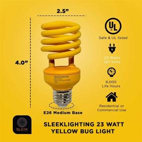 img 3 attached to 💡 SleekLighting Yellow Spiral: Efficient Medium Base Energy Solution