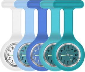 img 4 attached to 👩 Медсестринские наручные часы Nurse Watch с секундомером: надежные часы для занятых медсестер.