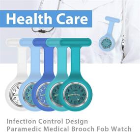 img 3 attached to 👩 Медсестринские наручные часы Nurse Watch с секундомером: надежные часы для занятых медсестер.