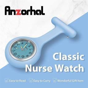 img 2 attached to 👩 Медсестринские наручные часы Nurse Watch с секундомером: надежные часы для занятых медсестер.