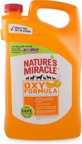 img 1 attached to 🌿 Nature's Miracle Oxy Pet Stain & Odor Remover - 1.33 Gallon (P-96931) | Powerful Solution for Stains and Odors