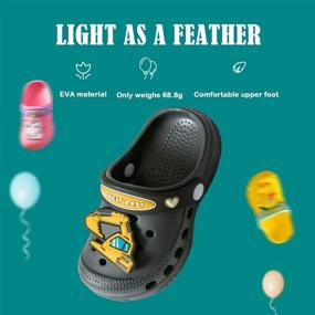 img 1 attached to 👞 Waiyqju Cartoon Non-Slip Lightweight Boys' Slippers Shoes