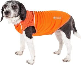 img 4 attached to 🐾 Pet Life Active 'Aero-Pawlse' Heathered Quick-Dry 4-Way Stretch Performance Dog Tank Top T-Shirt