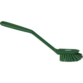 img 3 attached to 🍽️ Dish Brush, 10.5 inches Length, Medium Bristles, Model 4237, Green