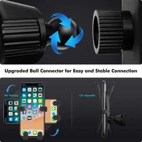 img 1 attached to 📱 Mirai Car Mount Phone Holder - Cartoon Air Vent Cell Phone Holder for Car - 2020 Universal Phone Mount for iPhone 12 Pro Mini SE 11 Max XR Xs X 8 7 6 Plus - Samsung Note 20 10 S20 S10 LG Compatible