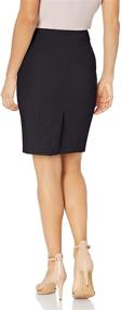 img 1 attached to 👗 Calvin Klein Petite Lux Straight Skirt for Women